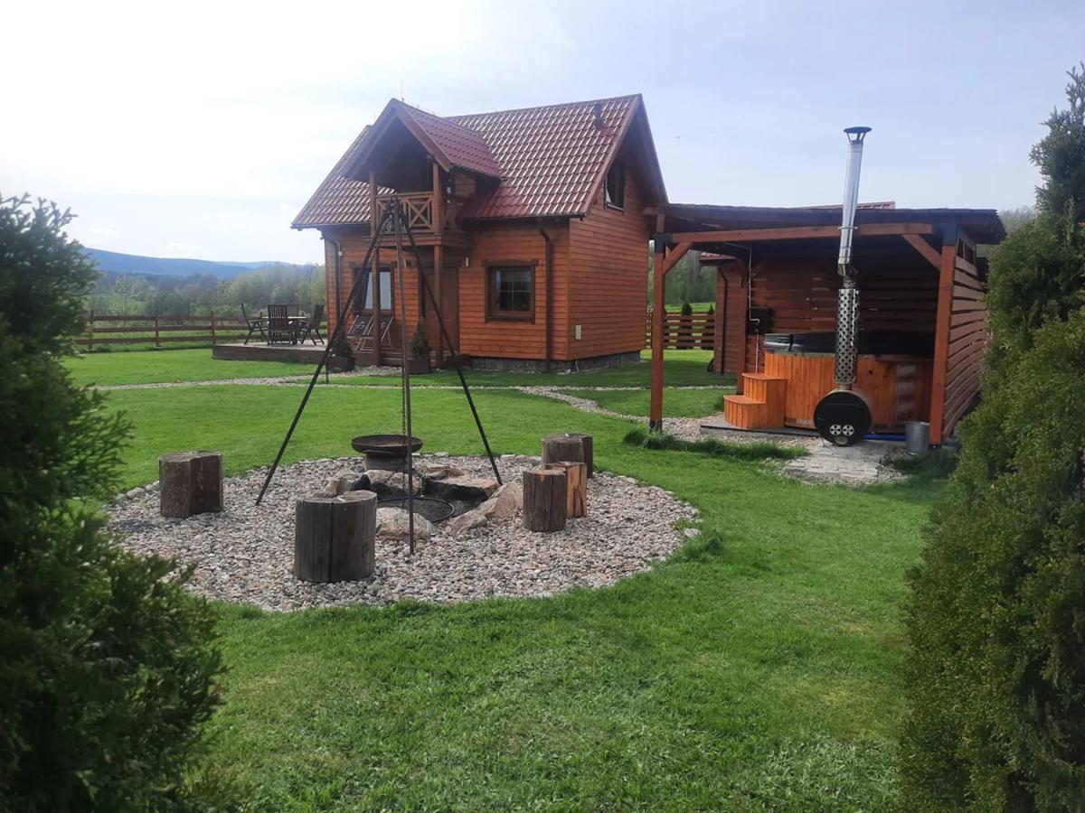 Drewniane Domki Z Prywatnym Jacuzzi I Widokiem Na Gory - Klimatyczny Kompleks W Gorach Izerskich #Widogruszka Grudza Bagian luar foto